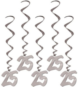 Beistle 25Th Anniversary Whirls