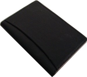 SAW LEATHER GOODS Boys Black Genuine Leather Card Holder