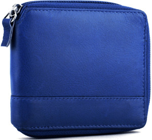 WildHorn Men Blue Genuine Leather Wallet