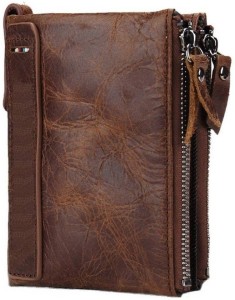 SPL Men Brown Genuine Leather Wallet