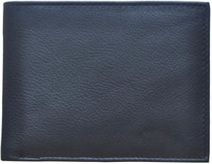 Printz Men Black Genuine Leather Wallet