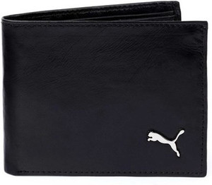 Fashion Guru Trading Men Black Genuine Leather Wallet