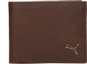 Puma Men Brown Genuine Leather Wallet 