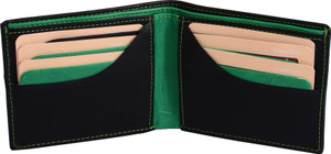 Money max Men Black Genuine Leather Wallet