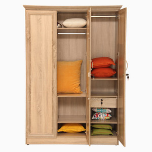 Godrej Interio Eudora N15 3 Door Wardrobe Engineered Wood Free