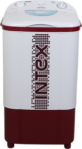 Intex 6.5 kg Semi Automatic Top Load Washer Only White, Red
