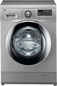 LG 8 kg Fully Automatic Front Load with In-built Heater Silver(FH496TDL24)