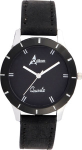 Adino Royal Black AD079 Analog Watch - For Girls
