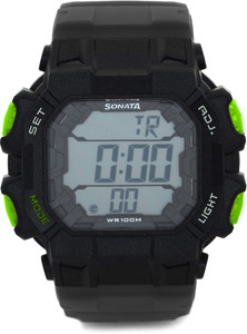 Sonata NH77025PP01 Superfibre Digital Watch - For Men