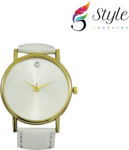 Style Feathers SR_SF_Single_Diamond_White Analog Watch  - For Girls