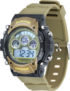 sonata digital wrist watch