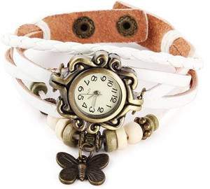 Aviva AV-BTRFLY- WT Analog Watch - For Women