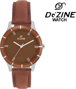 Dezine DZ-LR064-BRW-BRW Analog Watch - For Men