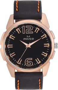 Marco MR-GR411-BLK-BLK ANTIQUE Analog Watch - For Men