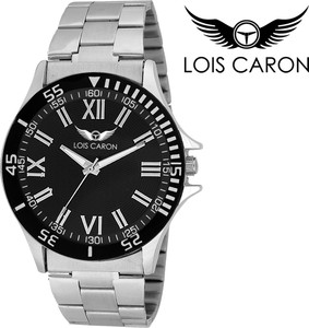 Lois Caron LCK-4059 BLACK ROMAN Analog Watch - For Men