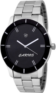 Carios CR1011 Elegant Well Looking Black Modish Gents Black Explorer Strap Edition Analog Watch - For Men