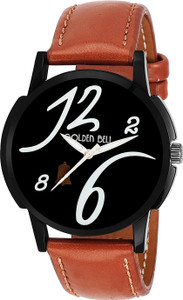 Golden Bell GB-634BlkDBrnStrap Analog Watch - For Men