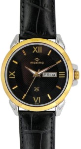 Maxima 26343LMGT Gold Analog Watch  - For Men
