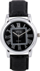 Youth Club Basic Silver Case Analog Watch - For Men