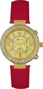 Geneva Platinum Double Layer Studded GP 249 Analog Watch - For Women