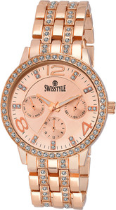 Swisstyle Rose Gold Analog Watch - For Girls