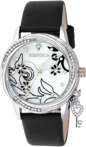 Exotica Fashions EFL-700-Black-PNP Analog Watch - For Women