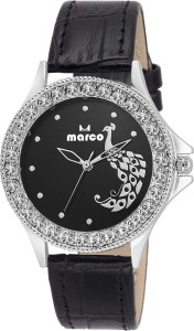 Marco JEWEL MR-LR1011-BLACK Analog Watch  - For Women