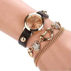Global Fad Black Analog Watch - For Women