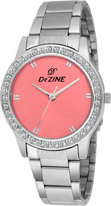 Dezine DZ-LR2012-PNk Jewel Analog Watch - For Women