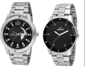 Dezine DAY AND DATE DISPLAY COMBO Analog Watch - For Men
