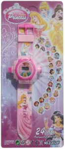 Fashion Gateway Princes 24 Images project kids watch (pack of 1) Pink Digital Watch  - For Boys & Girls