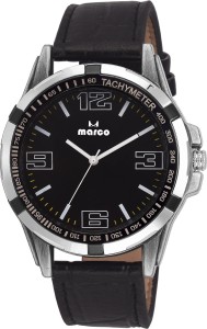 Marco ELITE MR-GR 5008-BLK-BLK Analog Watch  - For Men