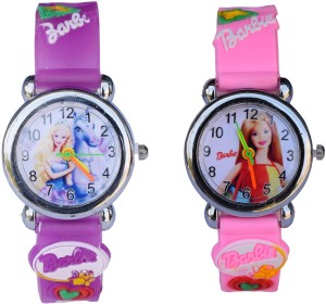 Creator Barbie Purple And Pink Analog Watch  - For Boys & Girls