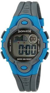 Sonata NH87012PP03 Digital Watch - For Men