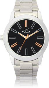 Volga VLW080001 Proffessional Steel belt Silver Designer Stylish New Sport Analog Watch - For Men