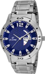 Dezine DZ-GR1181-BLU Day And Date Analog Watch - For Men