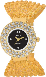 Agile AG275 Classique Fabric Analog Watch - For Girls