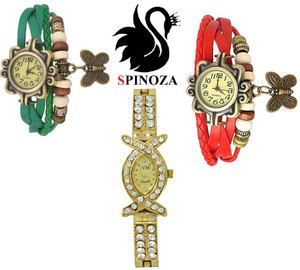 Spinoza S05P042 Analog Watch - For Women