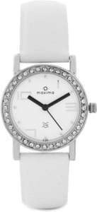 Maxima 27120LMLI Swarovski Analog Watch - For Women