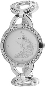 Rokcy Peacock Dial Fancy Classical Diamond's Casing look Analog Girls Watch - Women_44 Analog Watch - For Girls