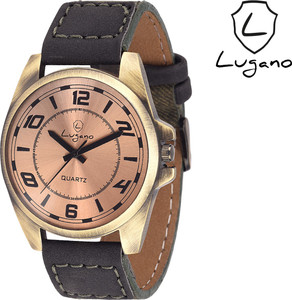 Lugano DE 1037 Antique Series Analog Watch - For Men
