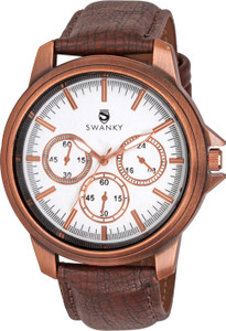 Swanky SC-MW-CrnSty04-Wh No Analog Watch - For Men