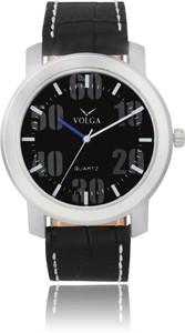 Volga VLW050039 Proffessional Leather belt With Designer Stylish Branded Fancy box Analog Watch - For Men