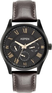 Aspen AM0095 Ionic Black Plated Analog Watch  - For Men