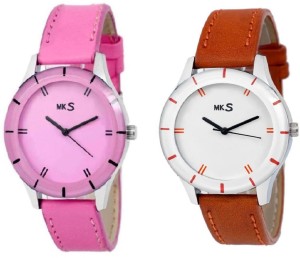 MKS Fasteck Combo -5 Analog Watch  - For Girls
