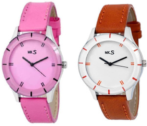 MKS Fasteck Combo -5 Analog Watch - For Girls