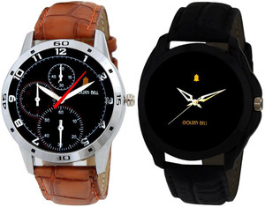 Golden Bell GB-493BlkD Analog Watch - For Men