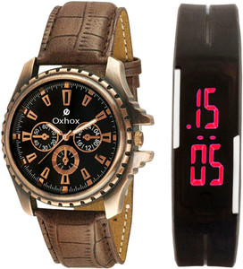 Oxhox Cm33 Octane Ultimate ChronoGraph Pattern Analog Watch - For Men & Women