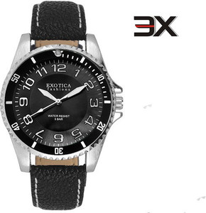Exotica Fashions EFG-70-LS-Z-Black-New New Series Analog Watch - For Men