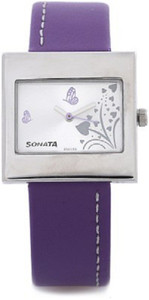 Sonata yuva steel Analog Watch - For Women
